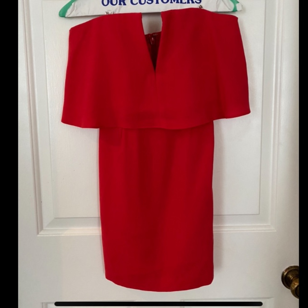 BCBG red mini dress